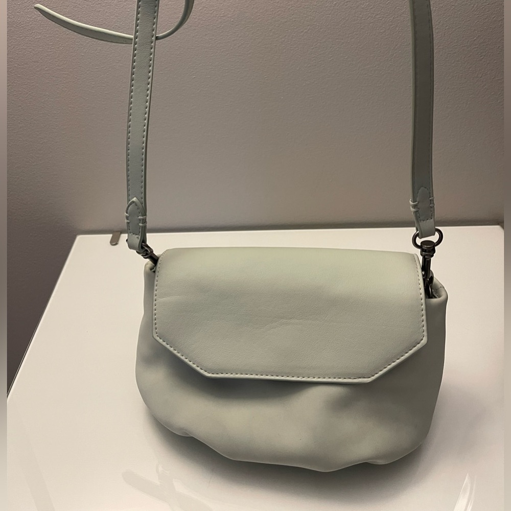 Sued crossbody bag
